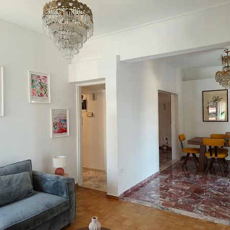 Stylish Artistic Flat With View, Three Min To Metro Apartman Athén Kültér fotó